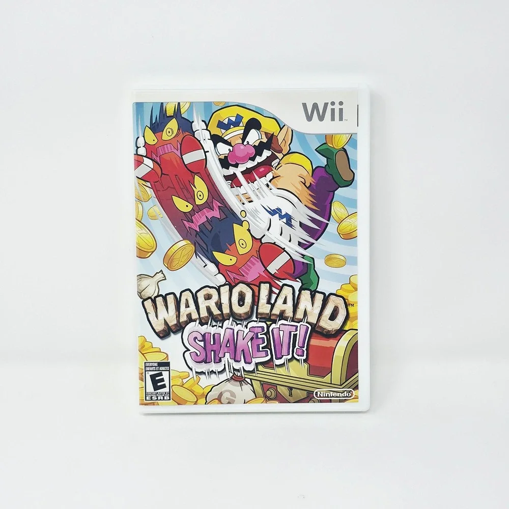 Nintendo Wii Wario Land Shake It Video Game Complete in Box Tested Adult Owned